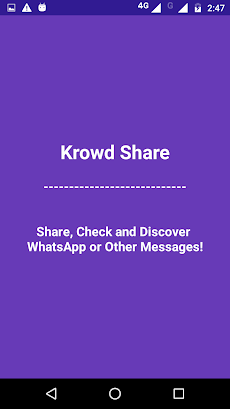 Krowd Share - WhatsApp, Messenger, WeChat, Hike ..のおすすめ画像1