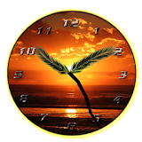 Sunset Analog Clock icon