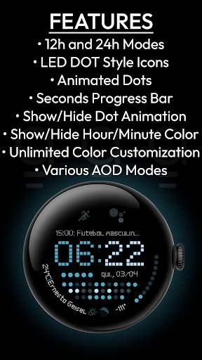 AD Nothing Dots - Watch Face screenshot 3