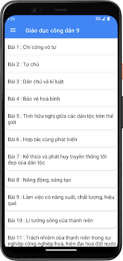 Giáo dục công dân Lớp9