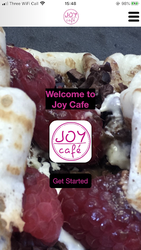 Android application Joy Café screenshort