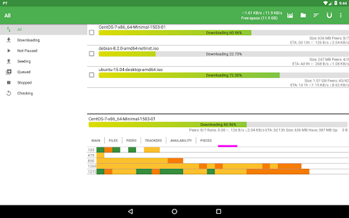 PTorrent - torrent application