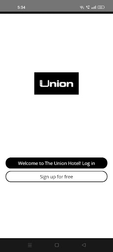 Android application The Union Hotel screenshort