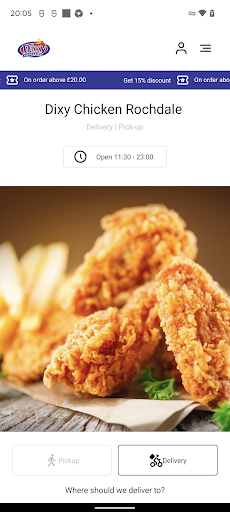 Android application Dixy Chicken Rochdale screenshort