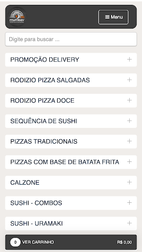 Mumbay Pizza e Sushi Screen 2