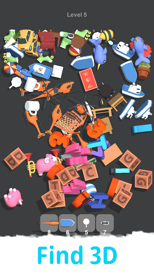 Android application Find it 3D - Calm Finding screenshot