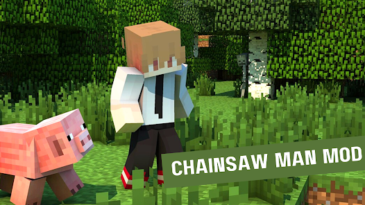 Captura de Pantalla 5 Denji Chainsaw Mod Minecraft android