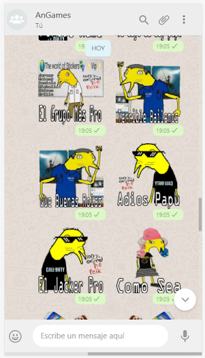 Niño Rata Stickers Animados Screen 3