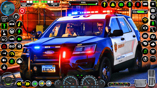 US Police Games Car Games 3D 8
