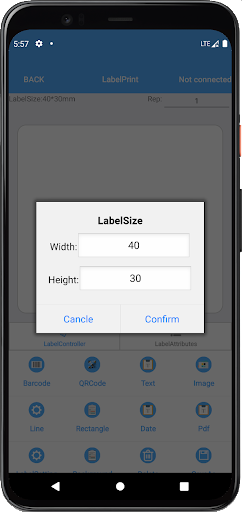 EMLabel Screen 3