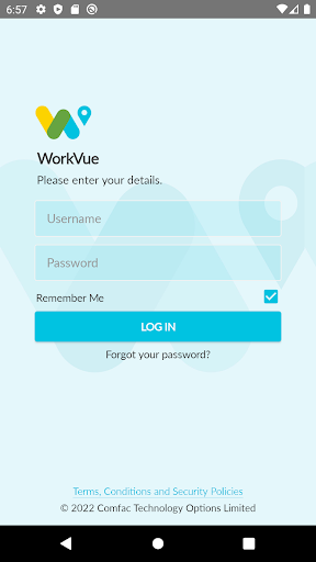 Workvue Screen 2