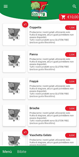 Android application Baretto screenshort