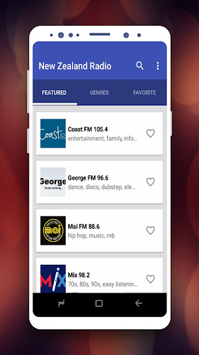 New Zealand Radio Stations app Screen 3
