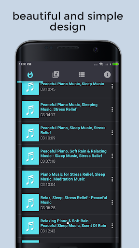 Android application Relaxing Music For Sleeping An screenshort