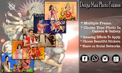 Android application Durga Maa Photo Editor screenshort