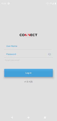 Android application ConnectCo Driver screenshort