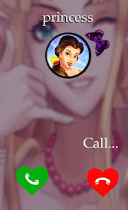 Imágen 4 fake call princess prank Simul android
