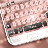 Pink Gold Keyboard Theme icon