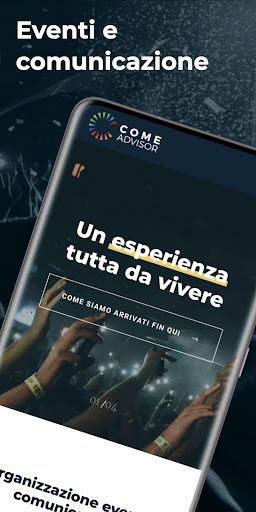 Android application Come Advisor screenshort