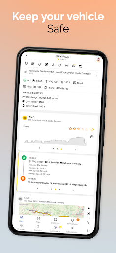 Android application Ruhavik — Analyze your trips screenshort