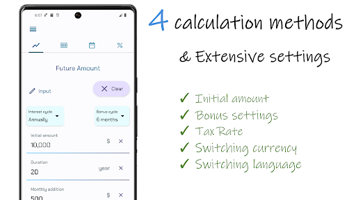 Easy Compound Interest Calc Screen 2