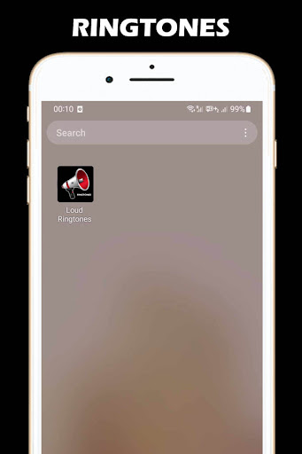 Android application Loud Ringtones screenshort