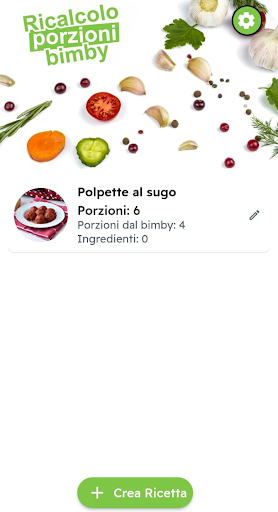 Thermomix Calculation portions Screen 2