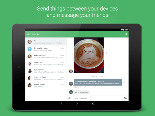 Pushbullet: SMS on PC and more - Productivity - apps