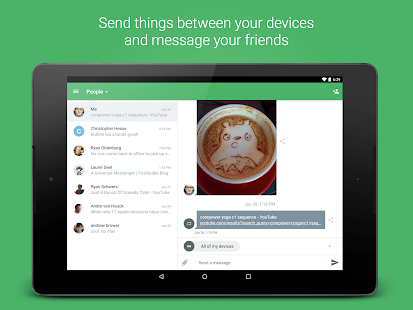 Pushbullet: SMS on PC and more‏ Screenshot