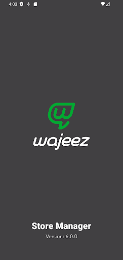 Android application Wajeez Store Manager screenshort