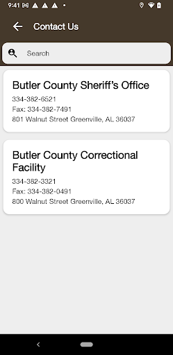 Butler County Sheriff’s Office Screen 2