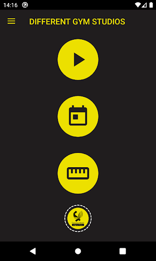 Android application Different Gym Studios screenshort