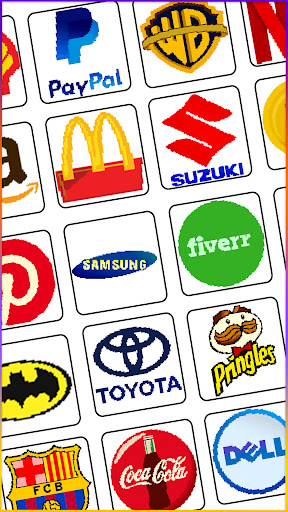 Logo Pixel Art Color by Number Screen 2