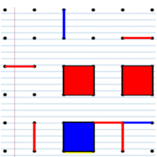 Play Dots n Lines Game: Free Online 2 Player Dots and Boxes Coloring Video  Game for Kids