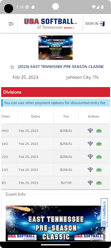 USA SOFTBALL OF TN-DISTRICT 1