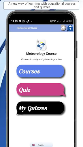 Android application Meteorology Course screenshort