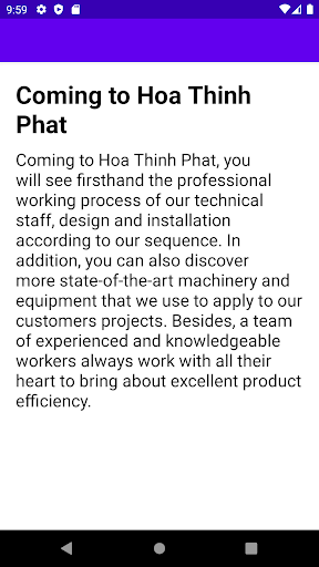 Hoa Thinh Phat Comapany Screen 3