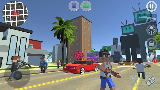 Grand Pixel: Gangster City War