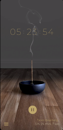 Silence Timer - Meditation Screen 2
