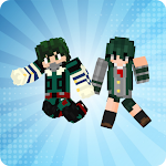 Cover Image of Tải xuống Skin My Hero Academia for Minecraft pe 1.0.2 APK