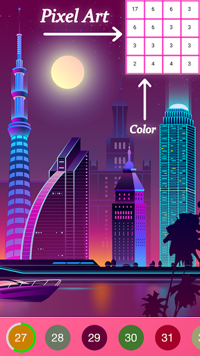 Pixel Art - Paint by Number Screen 2