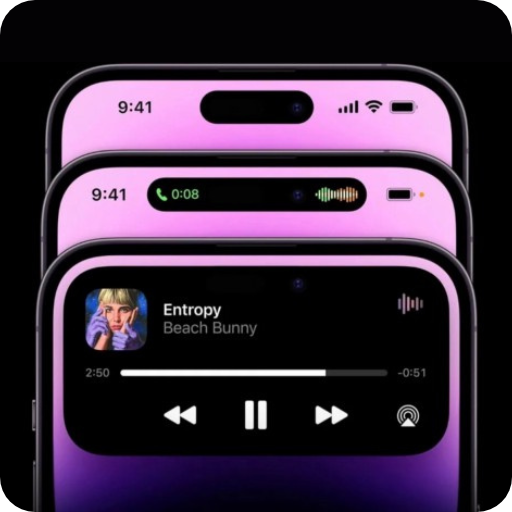 Dynamic island notch android