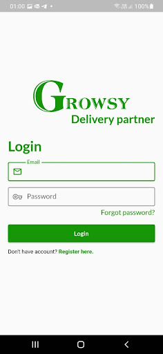 Growsy Delivery Partner Screen 3