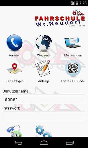 Android application Fahrschule Wr. Neudorf screenshort