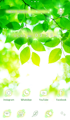 キレイな壁紙アイコン 木漏れ日と新緑 無料 Androidアプリ Applion