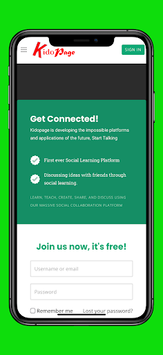 Android application Kidopage screenshort
