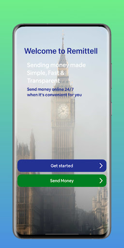 Android application Remittell screenshort