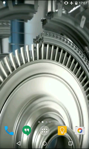 Aircraft Engine Live Wallpaper Screen 2