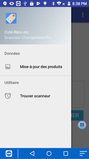 Changement Prix Coté-Réco Screen 2