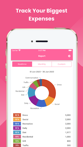 Android application Sepran: Expense Manager screenshort